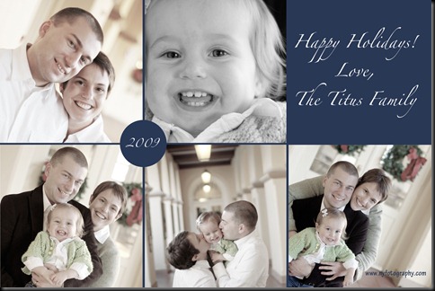 Titus Family Holiday Card